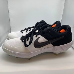 Nike Air Zoom Dragon Low Men's Metal Baseball Cleats White/Black Size 13
